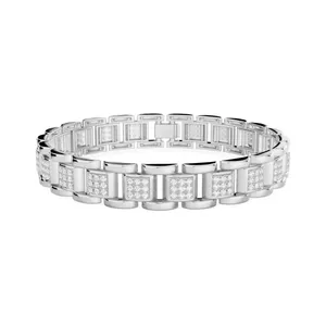 Round Pave Fashion Bracelet image, 