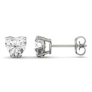 Heart Four-Prong Basket Stud image, 