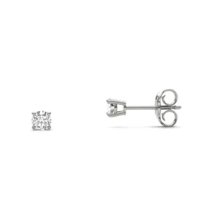 Round Brilliant Four-Prong Basket Stud image, 