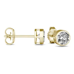 Round Brilliant Bezel Stud image, 