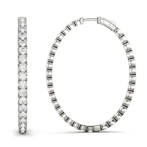 Ellipse Hoop Earrings image, 