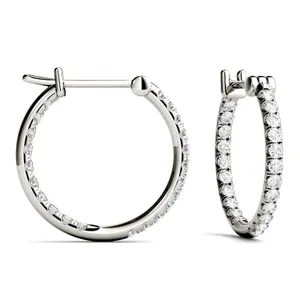 Inside Out French Set Hoop Earrings image, 