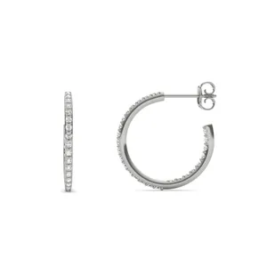 Airy Hoop Earrings (1/2 ct. tw.) image, 