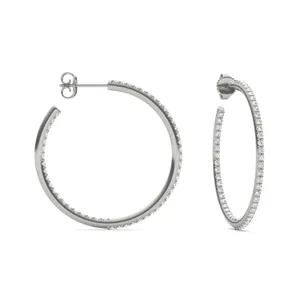 Airy Hoop Earrings (1 ct. tw.) image, 