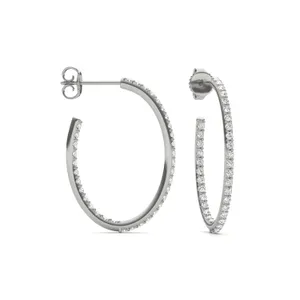 Airy Oval Hoop Earrings (5/8 ct. tw.) image, 