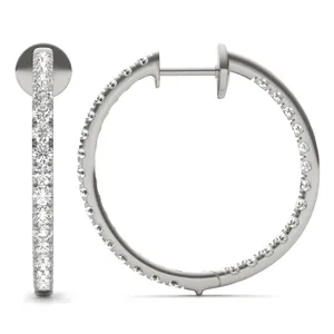 Tennis Hoop Earrings image, 