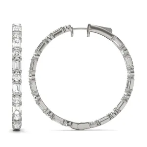 Couture Side By Side Hoop Earrings image, 