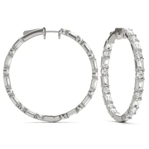 Couture Side By Side Hoop Earrings image, 