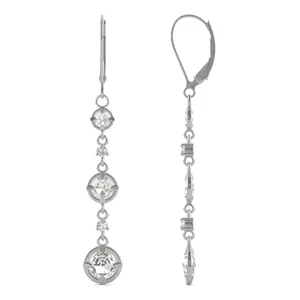 Triple Tier Drop Earrings image, 