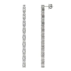 Side By Side Drop Earrings image, 