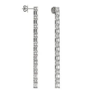 Side By Side Drop Earrings image, 