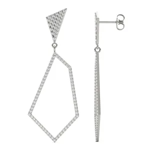 Geometric Aria Drop Earrings image, 