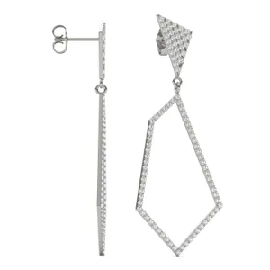 Geometric Aria Drop Earrings image, 