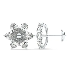 Fleur Éternelle Couture Stud Earrings image, 