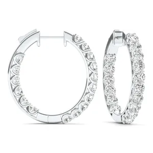 Classic Maddie Oval Hoop Earrings image, 