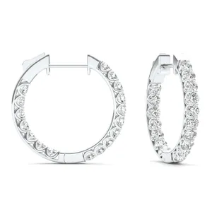 Classic Jenna Round Hoop Earrings image, 