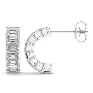 Esmeralda Huggie Hoop Earrings image, 