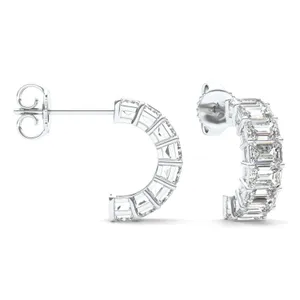 Esmeralda Huggie Hoop Earrings image, 