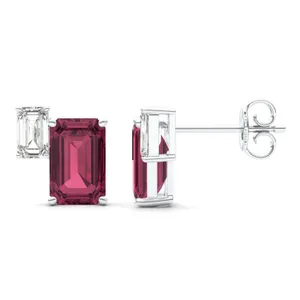 Ruby Duet Stud Earrings image, 