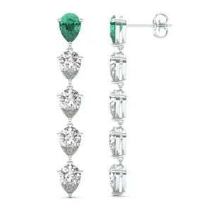 Emerald Decadence Drop Earrings image, 