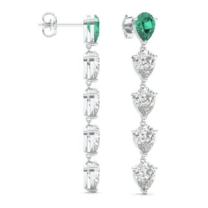 Emerald Decadence Drop Earrings image, 