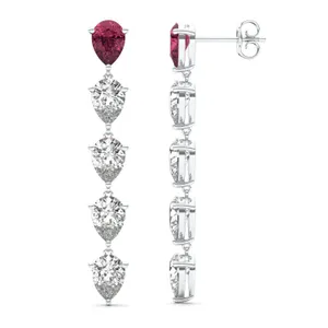 Ruby Decadence Drop Earrings image, 