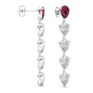 Ruby Decadence Drop Earrings image, 