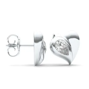 Perfect Pear Heart Studs image, 
