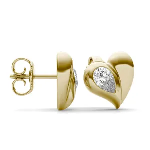 Perfect Pear Heart Studs image, 