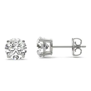 2.00 Ct. Tw. Dazzling Deal Four-Prong Basket Stud Earring image, 