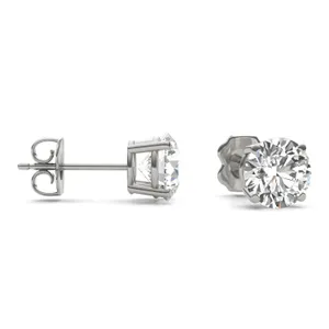 2.00 Ct. Tw. Dazzling Deal Four-Prong Basket Stud Earring image, 