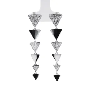 Starlight Triangle Drop Earrings image, 