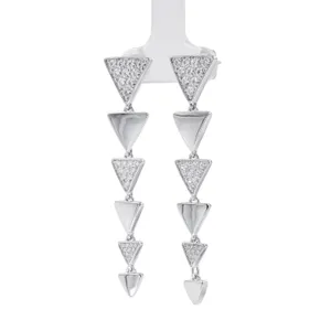 Starlight Triangle Drop Earrings image, 