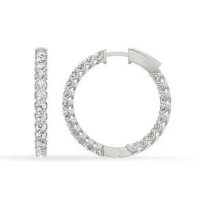 Inside Out Round Hoop Earrings Essentials image, 