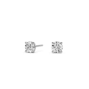Four Prong Classic Round Stud Earrings image, 