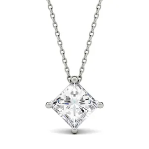 Princess Solitaire Pendant image, 