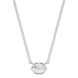 Oval Signature Bezel Necklace image, 