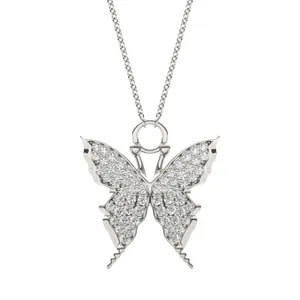 Pavé Butterfly Pendant image, 