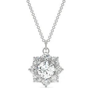 Signature Cluster Halo Pendant image, 