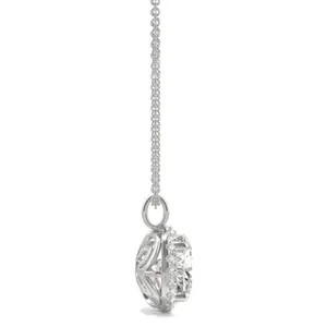 Single Bail Signature Halo Pendant image, 