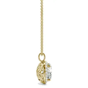 Single Bail Signature Halo Pendant image, 