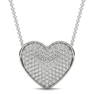 Signature Pavé Heart Pendant image, 