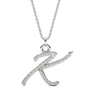 Script Initial K Pendant image, 