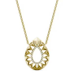 Solo Teardrop Ouro Pendant image, 