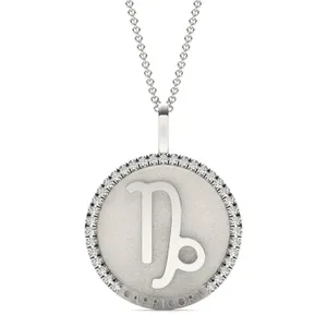 Petite Capricorn Zodiac Pendant image, 