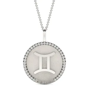 Petite Gemini Zodiac Pendant image, 