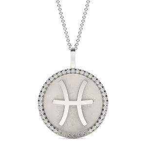 Petite Pisces Zodiac Pendant image, 