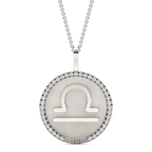 Petite Libra Zodiac Pendant image, 