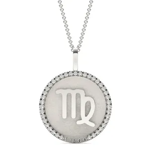Petite Virgo Zodiac Pendant image, 