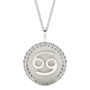 Bold Cancer Zodiac Pendant image, 